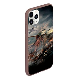 Чехол для iPhone 11 Pro Max матовый Танк - фото 2