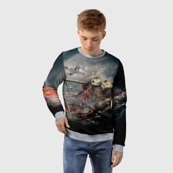 Детский свитшот 3D Танк - фото 2