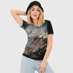 Женская футболка 3D Slim Танк - фото 2