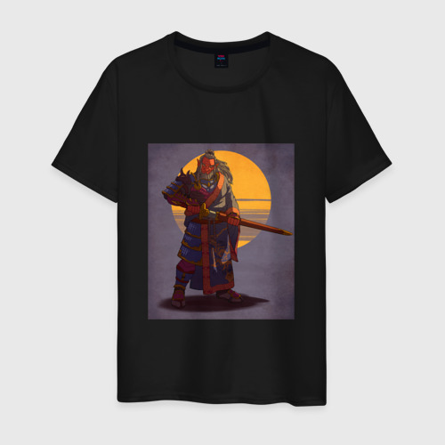 Мужская футболка хлопок Samurai 11-17, цвет черный