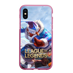 Чехол для iPhone XS Max матовый League of Legends мастер Йи