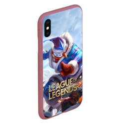 Чехол для iPhone XS Max матовый League of Legends мастер Йи - фото 2