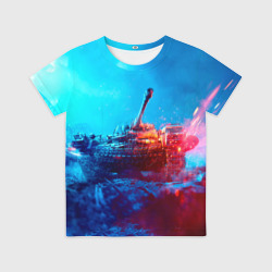 Детская футболка 3D Танк