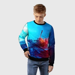 Детский свитшот 3D Танк - фото 2