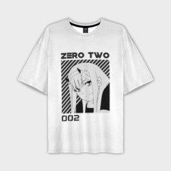Мужская футболка oversize 3D Zero Two