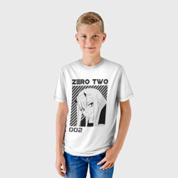 Детская футболка 3D Zero Two - фото 2