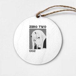 Деревянная игрушка круг Zero Two