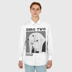 Мужская рубашка oversize 3D Zero Two - фото 2