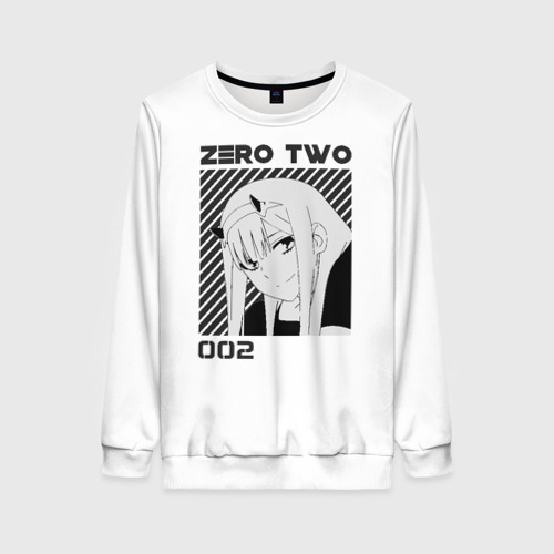 Женский свитшот 3D Zero Two, цвет 3D печать