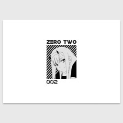 Поздравительная открытка Zero Two