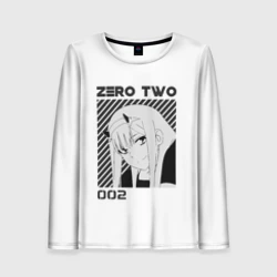 Женский лонгслив 3D Zero Two