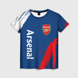 Женская футболка 3D Arsenal Арсенал