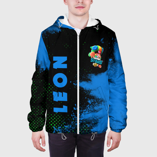 Мужская куртка 3D BRAWL STARS LEON / ЛЕОН - фото 4