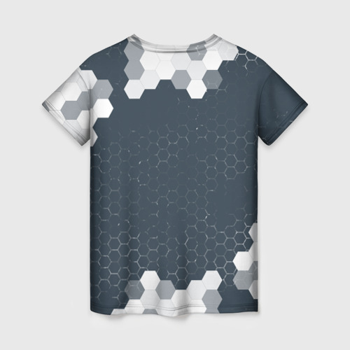 Женская футболка 3D с принтом EVE ONLINE / ИВ ОНЛАЙН, вид сзади #1