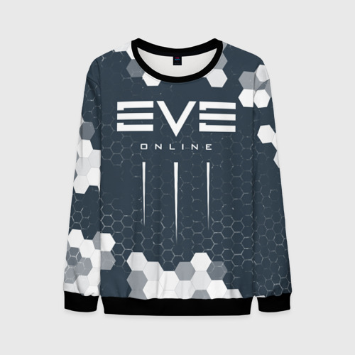Мужской свитшот 3D EVE online Ив онлайн, цвет черный