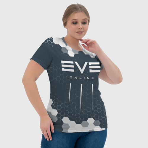 Женская футболка 3D с принтом EVE ONLINE / ИВ ОНЛАЙН, фото #4