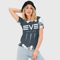 Женская футболка 3D Slim EVE online Ив онлайн - фото 2