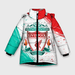 Зимняя куртка для девочек 3D Liverpool Ливерпуль