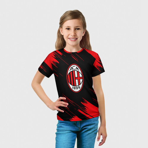 Детская футболка 3D AC Milan - фото 5