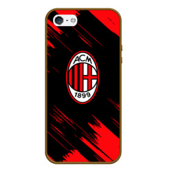 Чехол для iPhone 5/5S матовый AC Milan