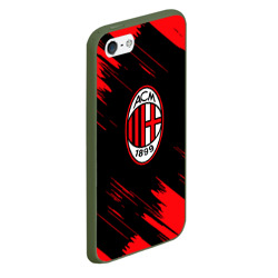 Чехол для iPhone 5/5S матовый AC Milan - фото 2