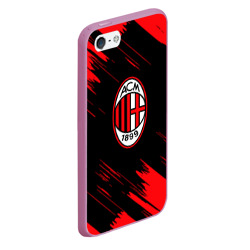 Чехол для iPhone 5/5S матовый AC Milan - фото 2