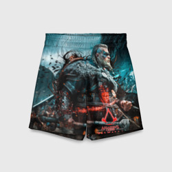 Детские спортивные шорты 3D Valhalla