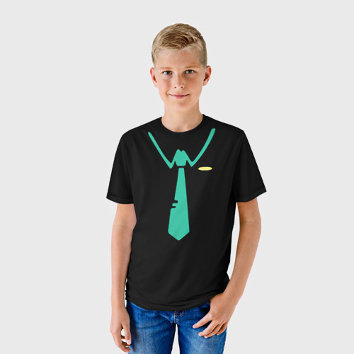 Детская футболка 3D с принтом ВОКАЛОИД, фото на моделе #1