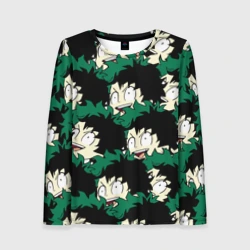 Женский лонгслив 3D Мидориа