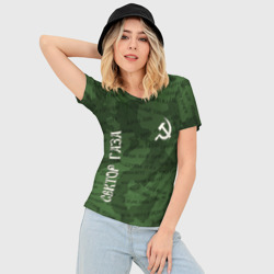 Женская футболка 3D Slim Сектор Газа, альбомы - фото 2