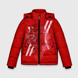 Зимняя куртка для мальчиков 3D Darling in the Franxx Настроение цвета роз
