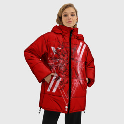 Женская зимняя куртка Oversize Darling in the Franxx Настроение цвета роз - фото 2