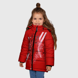 Зимняя куртка для девочек 3D Darling in the Franxx Настроение цвета роз - фото 2