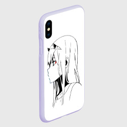Чехол для iPhone XS Max матовый Ноль Два. Контур - фото 2