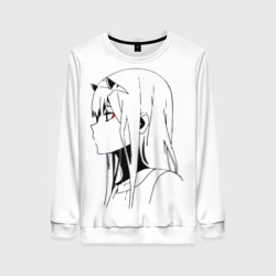 Женский свитшот 3D Ноль Два. Контур