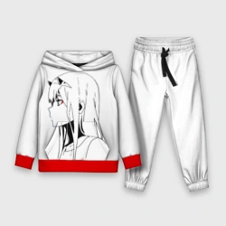 Детский костюм с толстовкой 3D Ноль Два. Контур