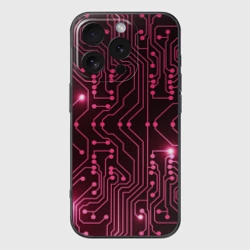 Чехол для iPhone 16 Pro силиконовый с защитой камеры Scheme