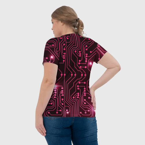 Женская футболка 3D Scheme, цвет 3D печать - фото 7