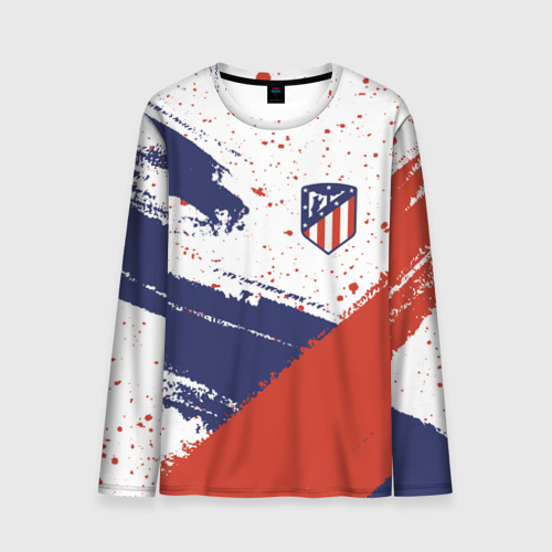 Мужской лонгслив 3D Atletico Madrid Атлетико, цвет 3D печать