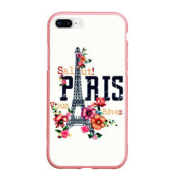 Чехол для iPhone 7Plus/8 Plus матовый Париж