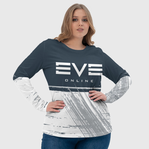 Женский лонгслив 3D EVE online Ив онлайн, цвет 3D печать - фото 6