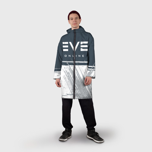 Мужской дождевик 3D EVE online Ив онлайн, цвет белый - фото 3