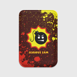 Картхолдер Magsafe магнитный Serious Sam Крутой Сэм