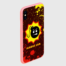 Чехол для iPhone XS Max матовый Serious Sam Крутой Сэм - фото 2