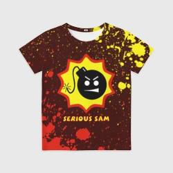 Детская футболка 3D Serious Sam Крутой Сэм