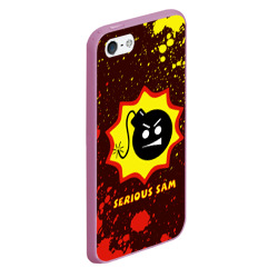 Чехол для iPhone 5/5S матовый Serious Sam Крутой Сэм - фото 2