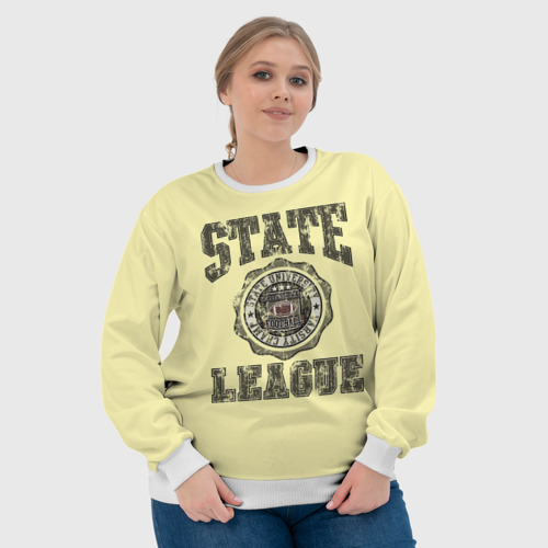 Женский свитшот 3D State League, цвет 3D печать - фото 6