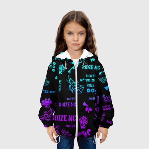 Детская куртка 3D Noize MC, цвет белый - фото 4