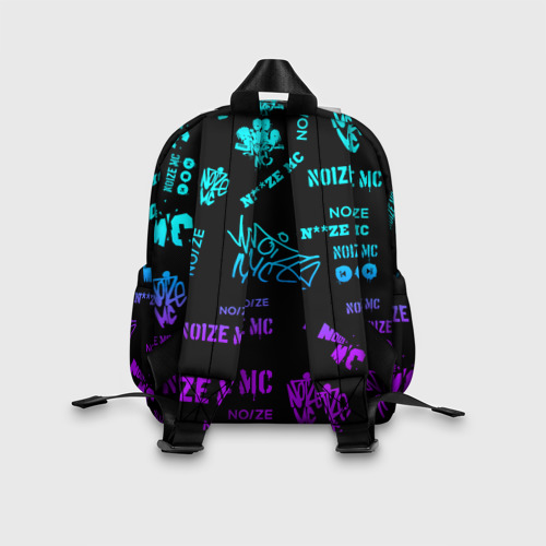 Детский рюкзак 3D с принтом Noize MC, вид сзади #2
