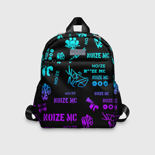 Детский рюкзак 3D с принтом Noize MC, вид спереди #2